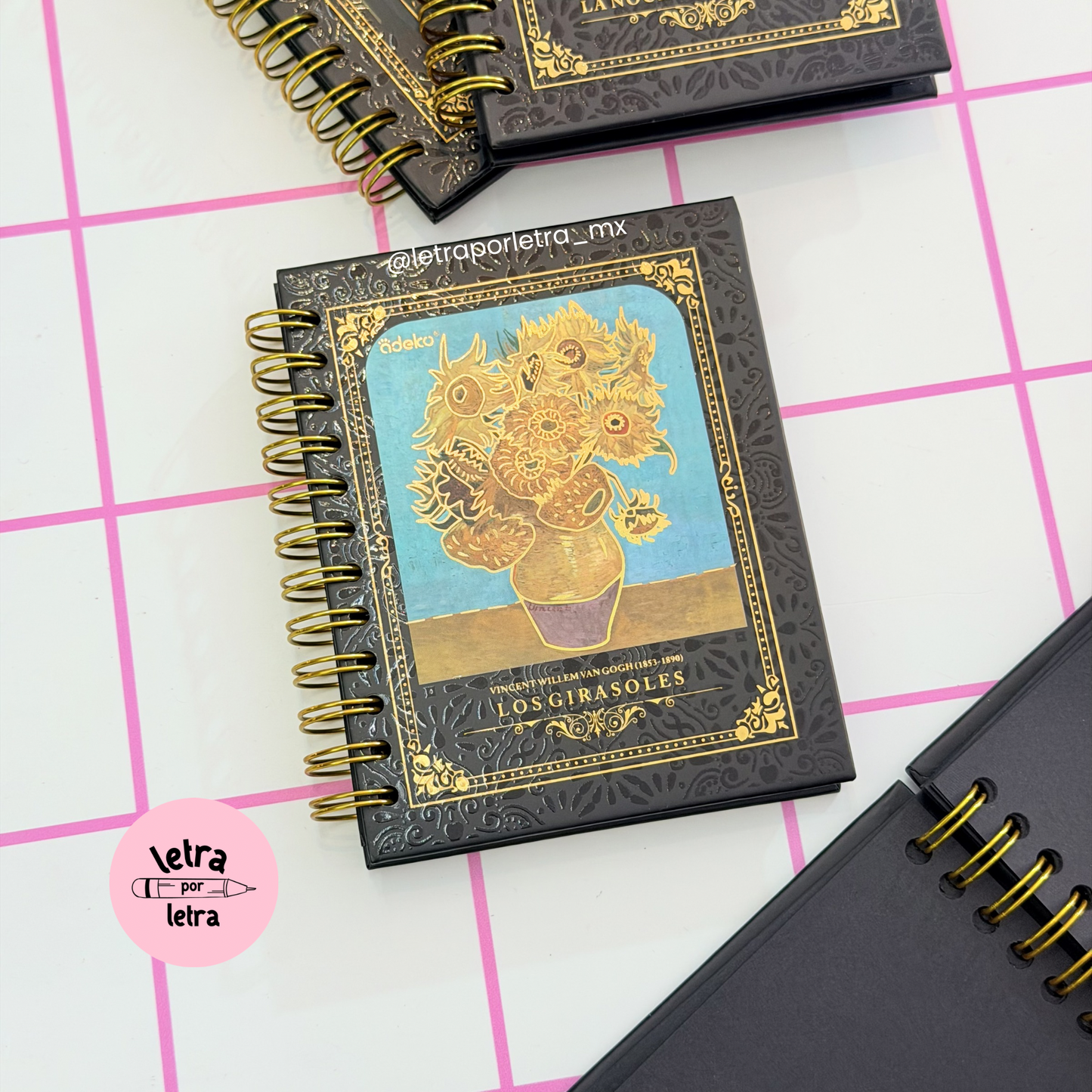 Libreta mini de hoja negra