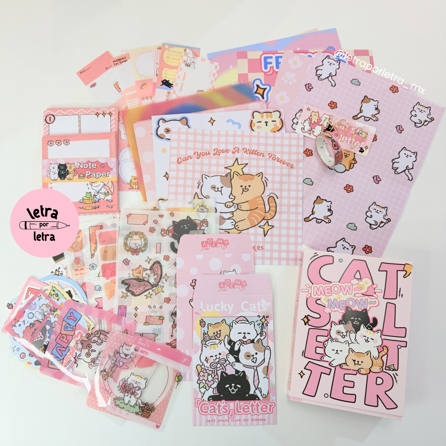 Kit journaling Cats letter