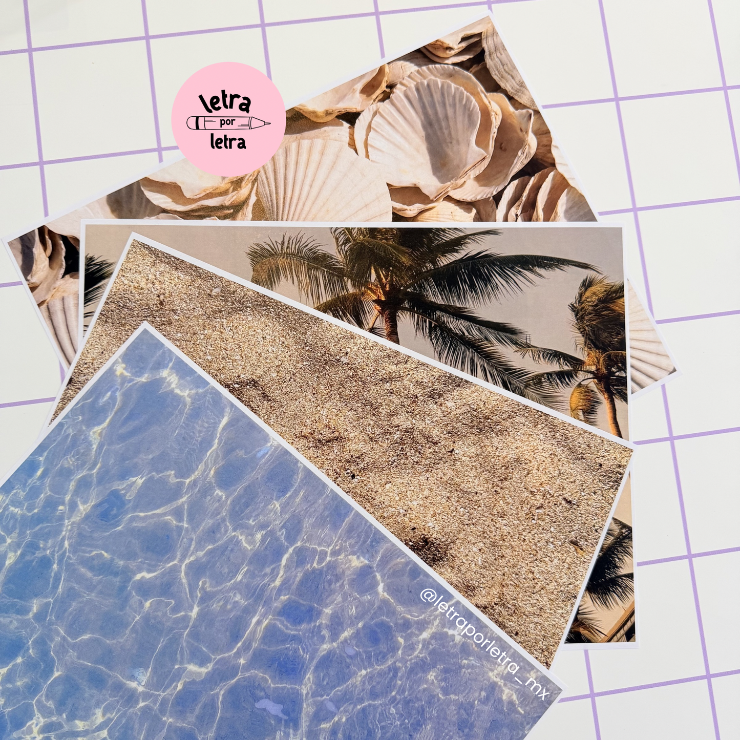 Papel decorado Beach