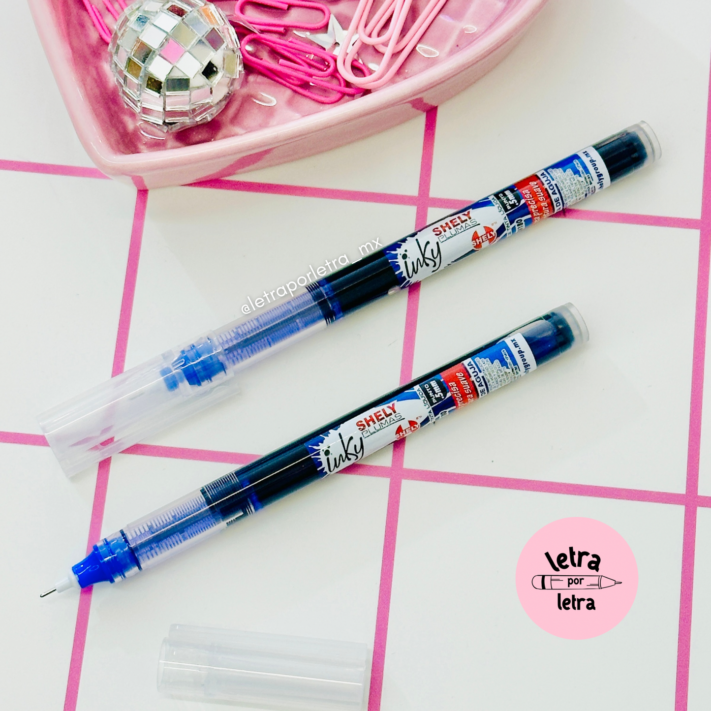 Pluma Inky azul