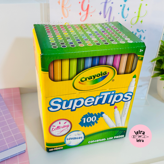 Plumones Super Tips 100