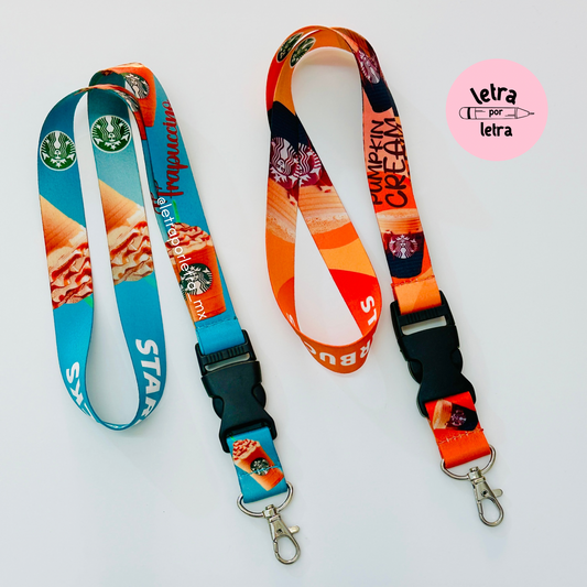 Lanyard broche Starbucks