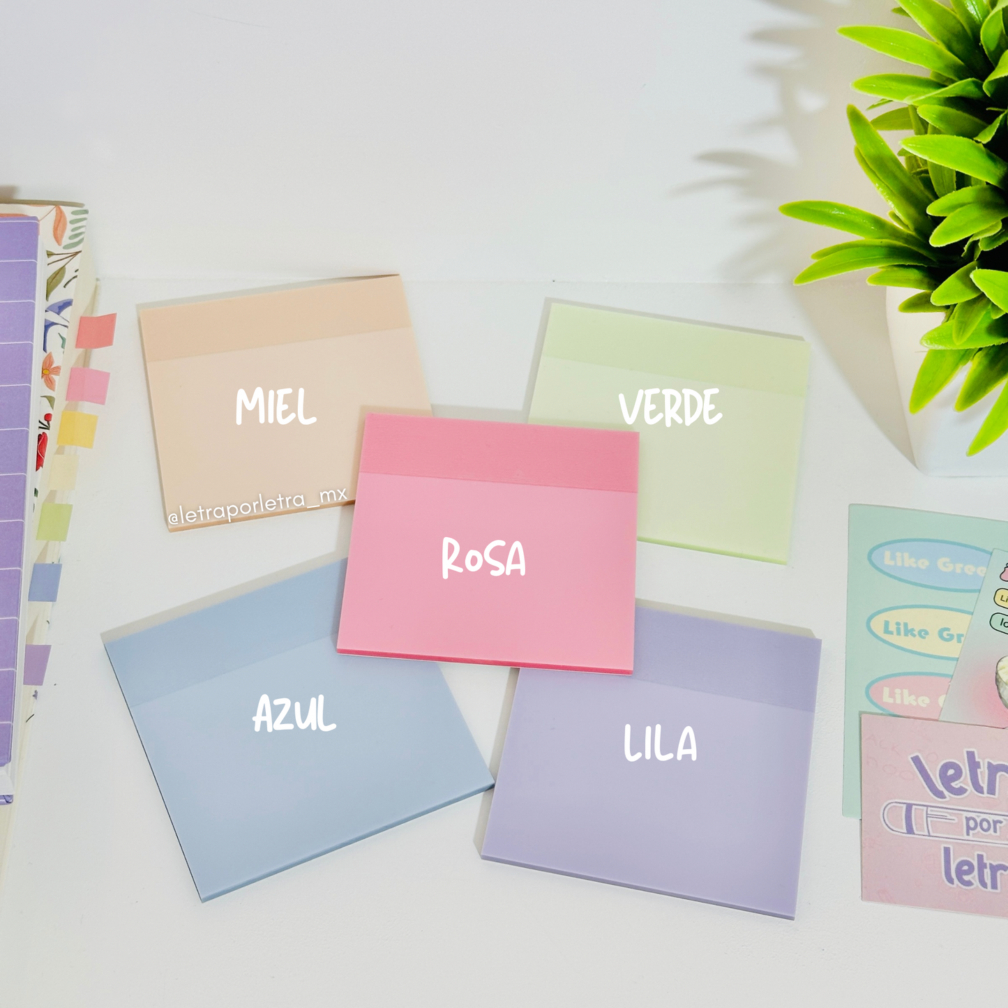 Sticky notes transparentes
