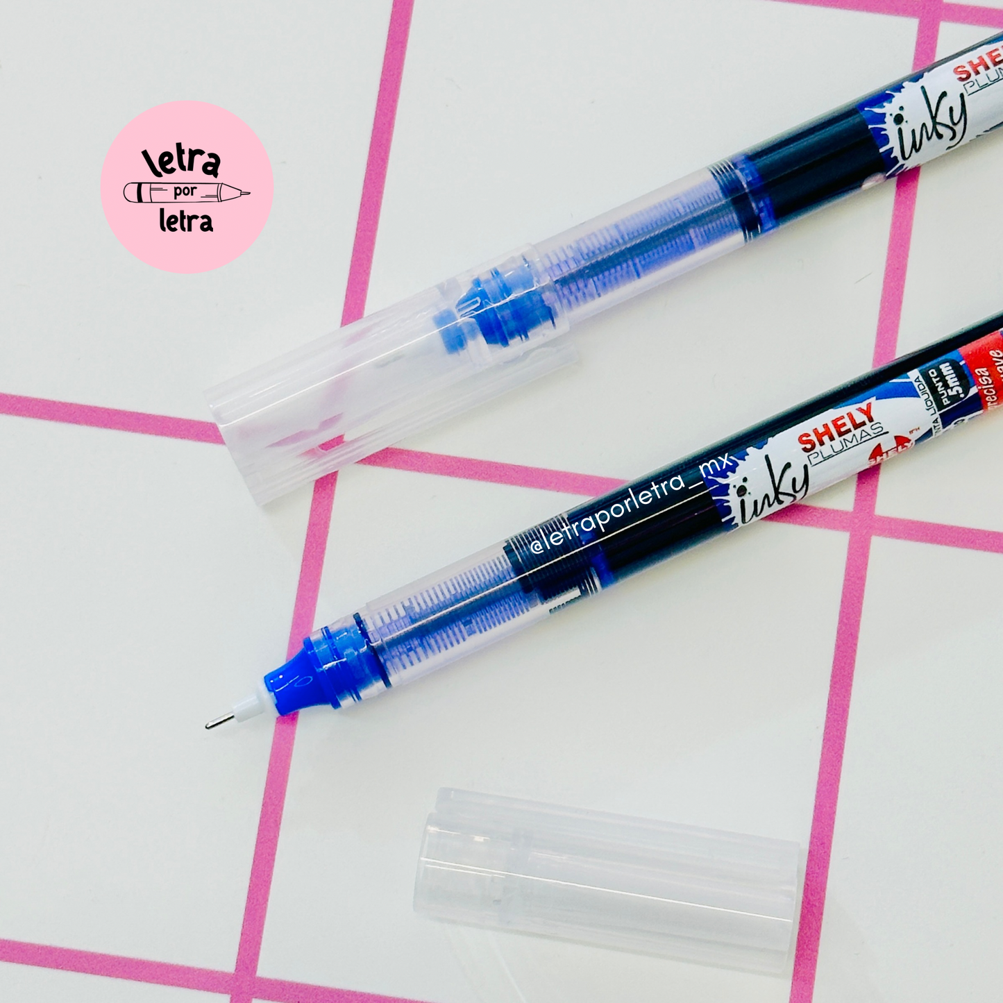 Pluma Inky azul