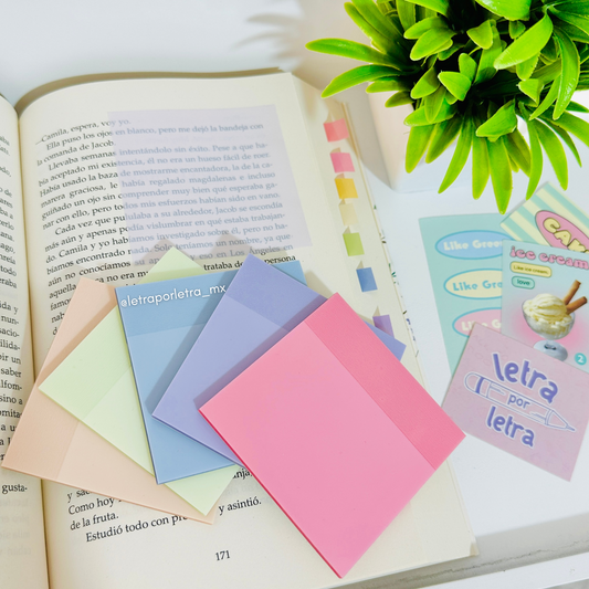 Sticky notes transparentes