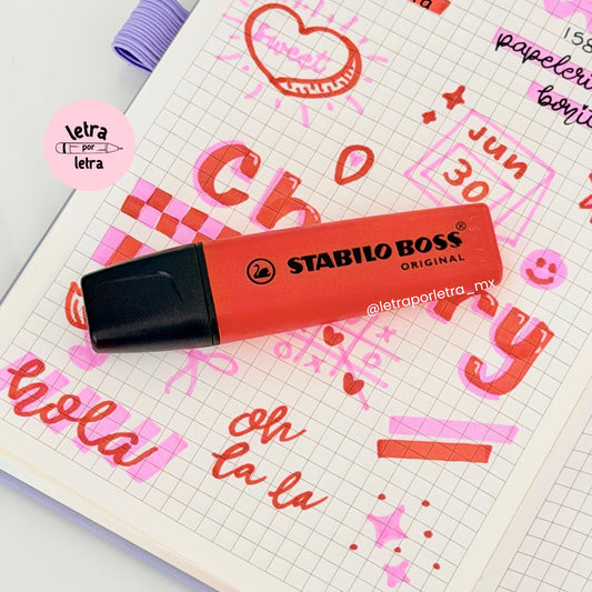 Stabilo Boss Red