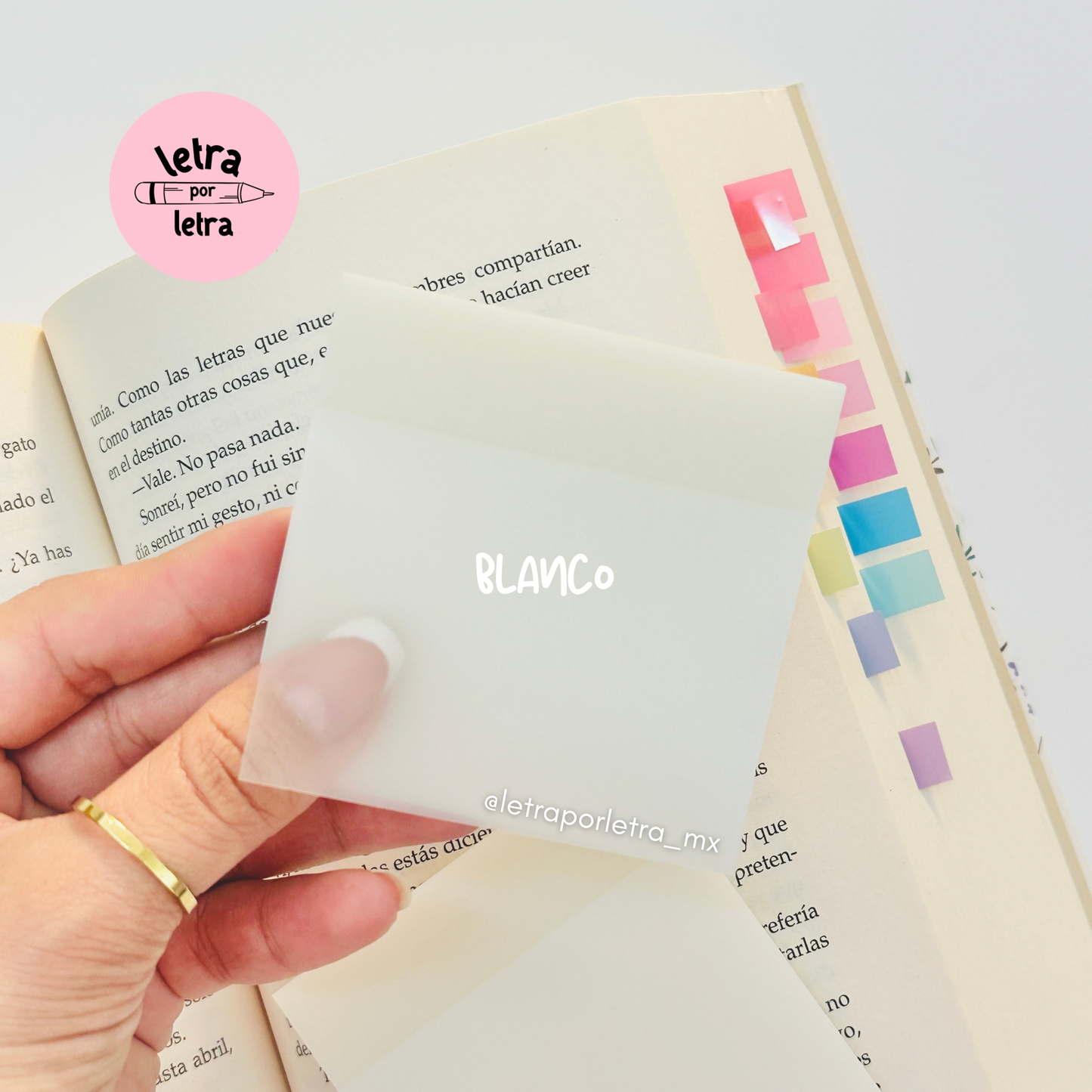 Sticky notes transparentes