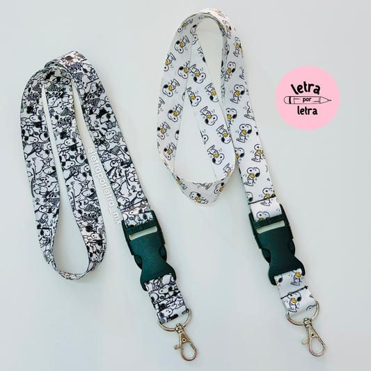 Lanyard broche Snoopy