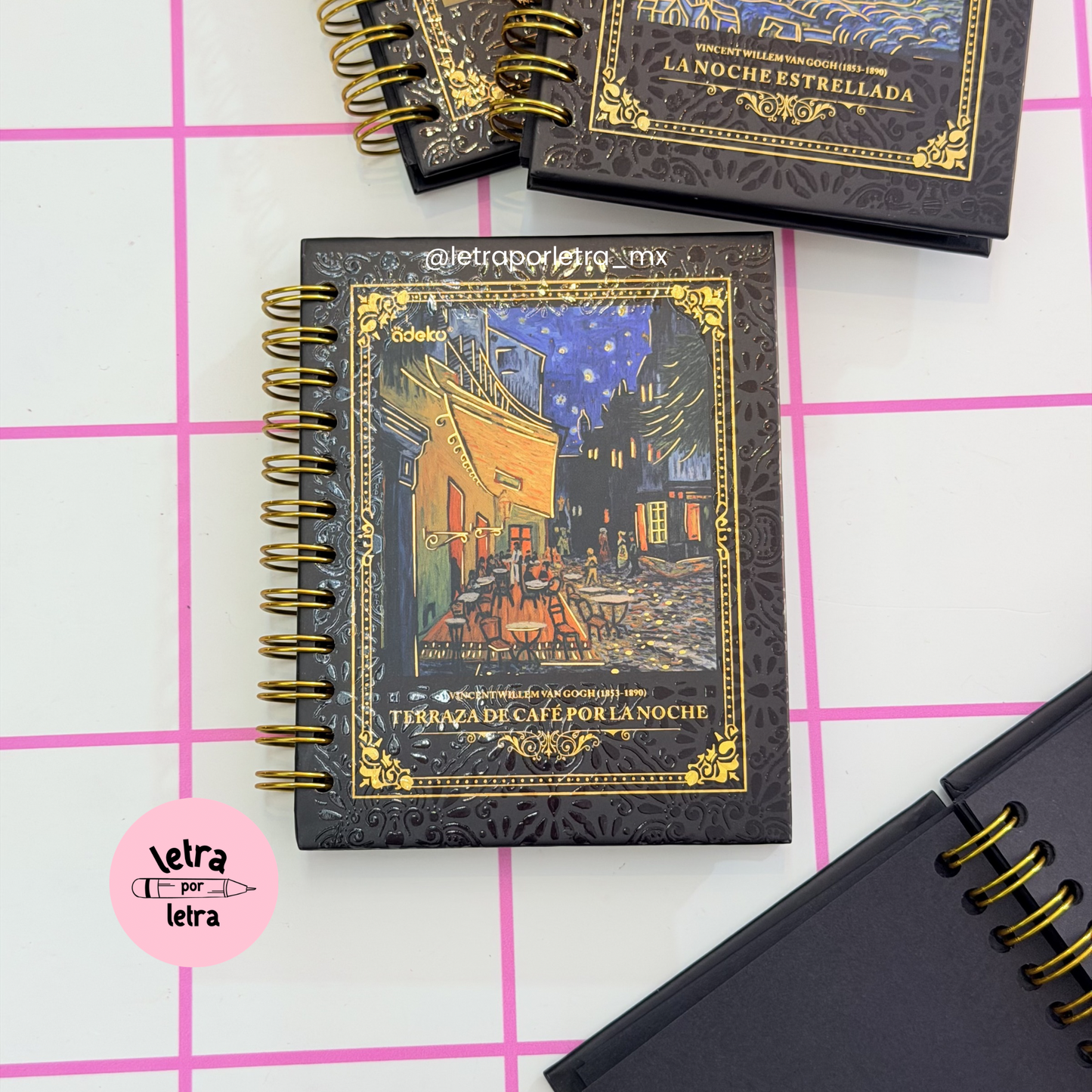 Libreta mini de hoja negra