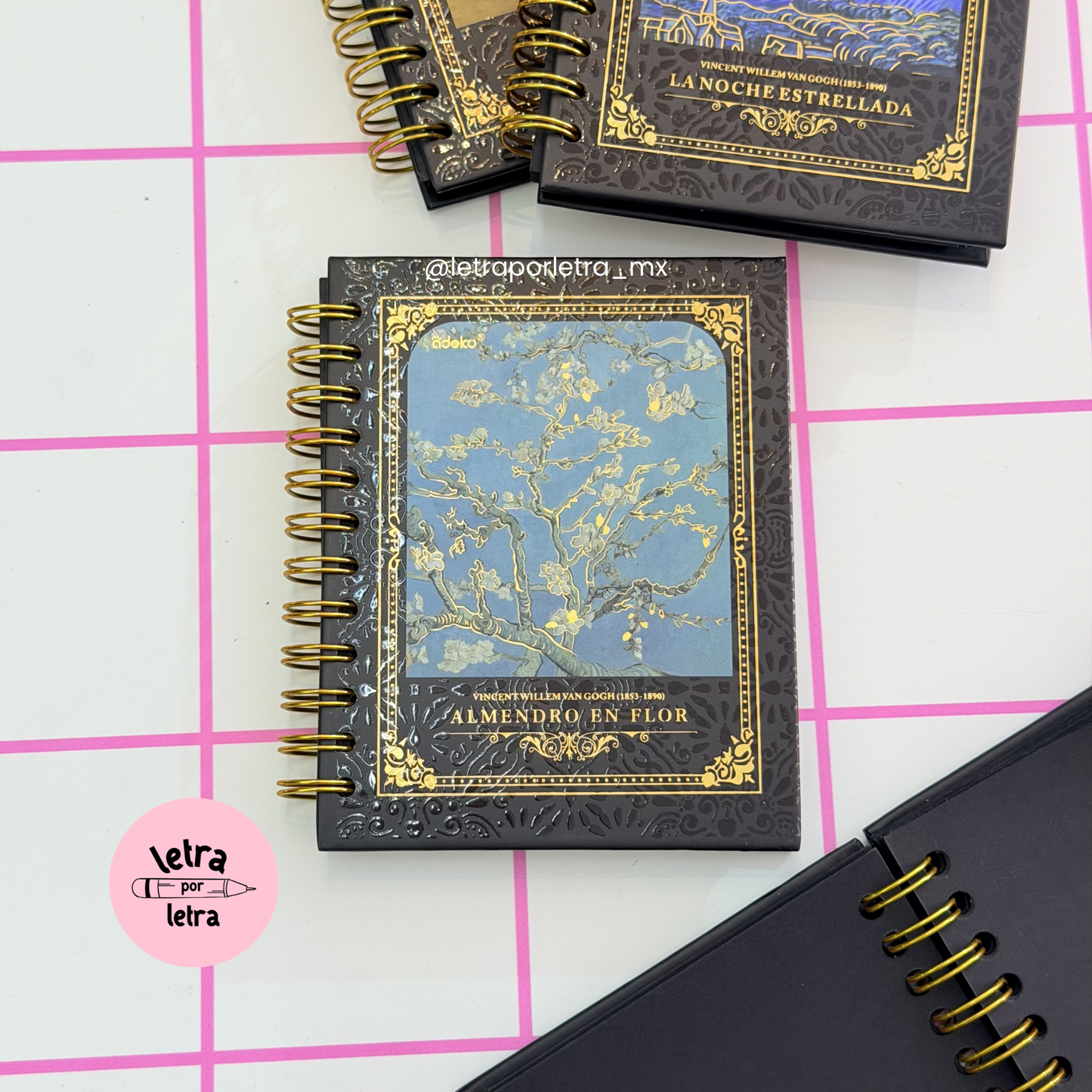 Libreta mini de hoja negra