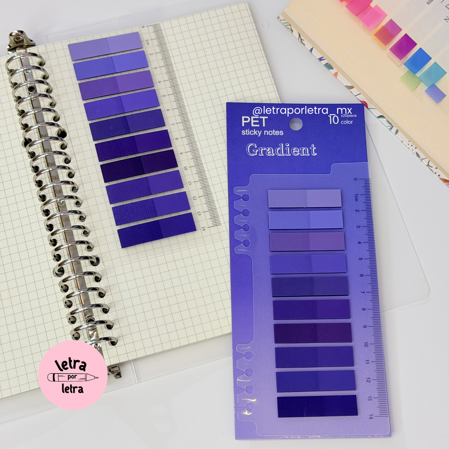 Marcadores de páginas Gradient