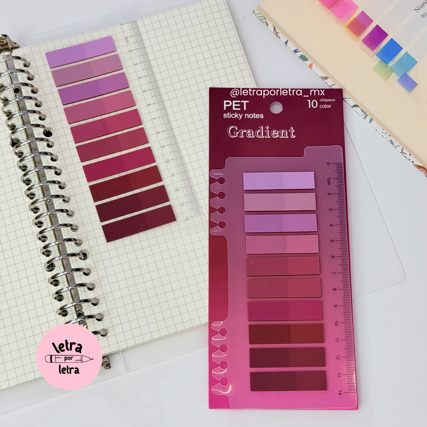 Marcadores de páginas Gradient