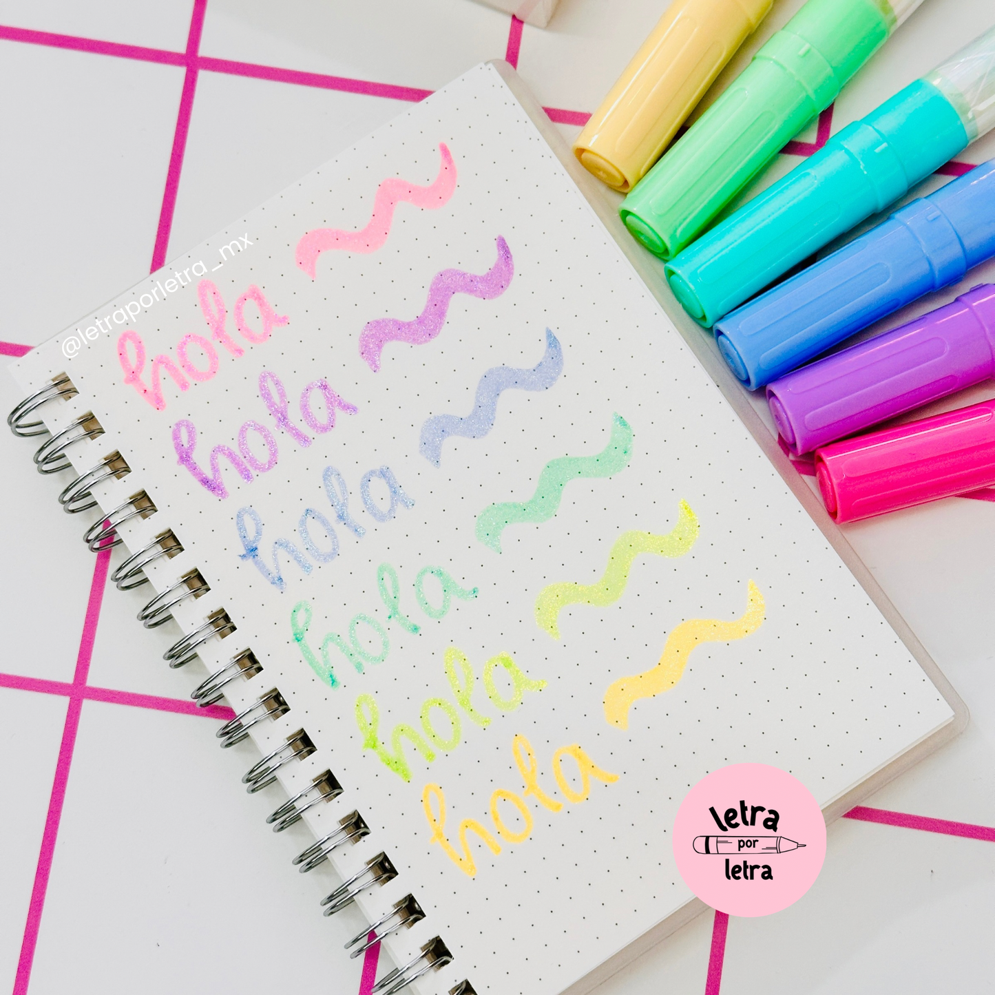 Resaltadores glitter Polar night