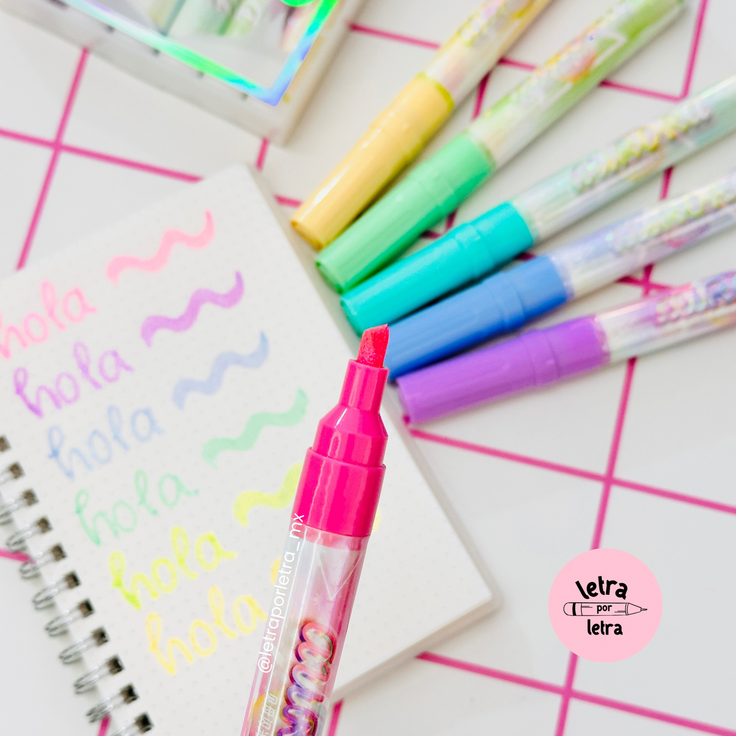 Resaltadores glitter Polar night