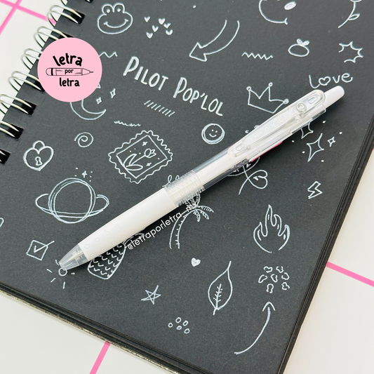 Pluma Pilot Pop lol blanca