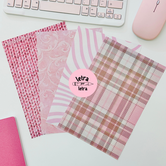 Papel decorado Pink