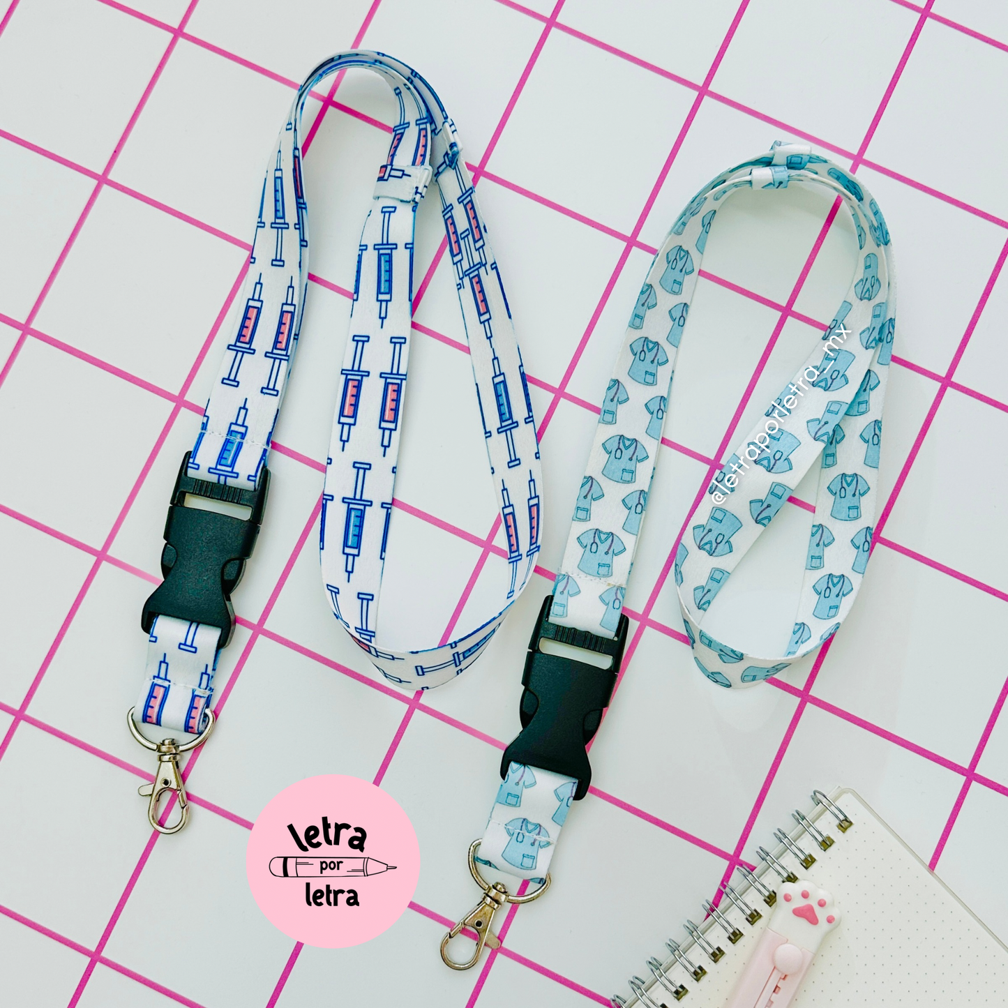 Lanyard broche medicina