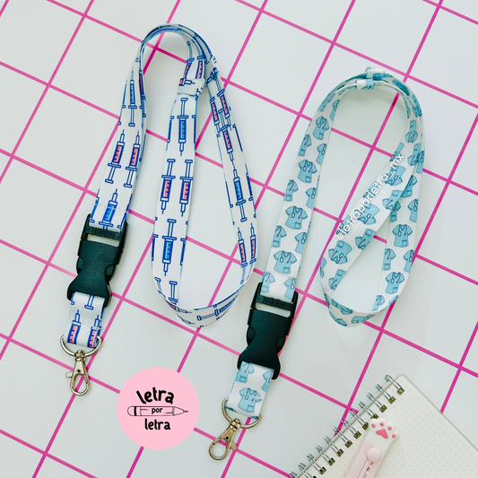 Lanyard broche medicina
