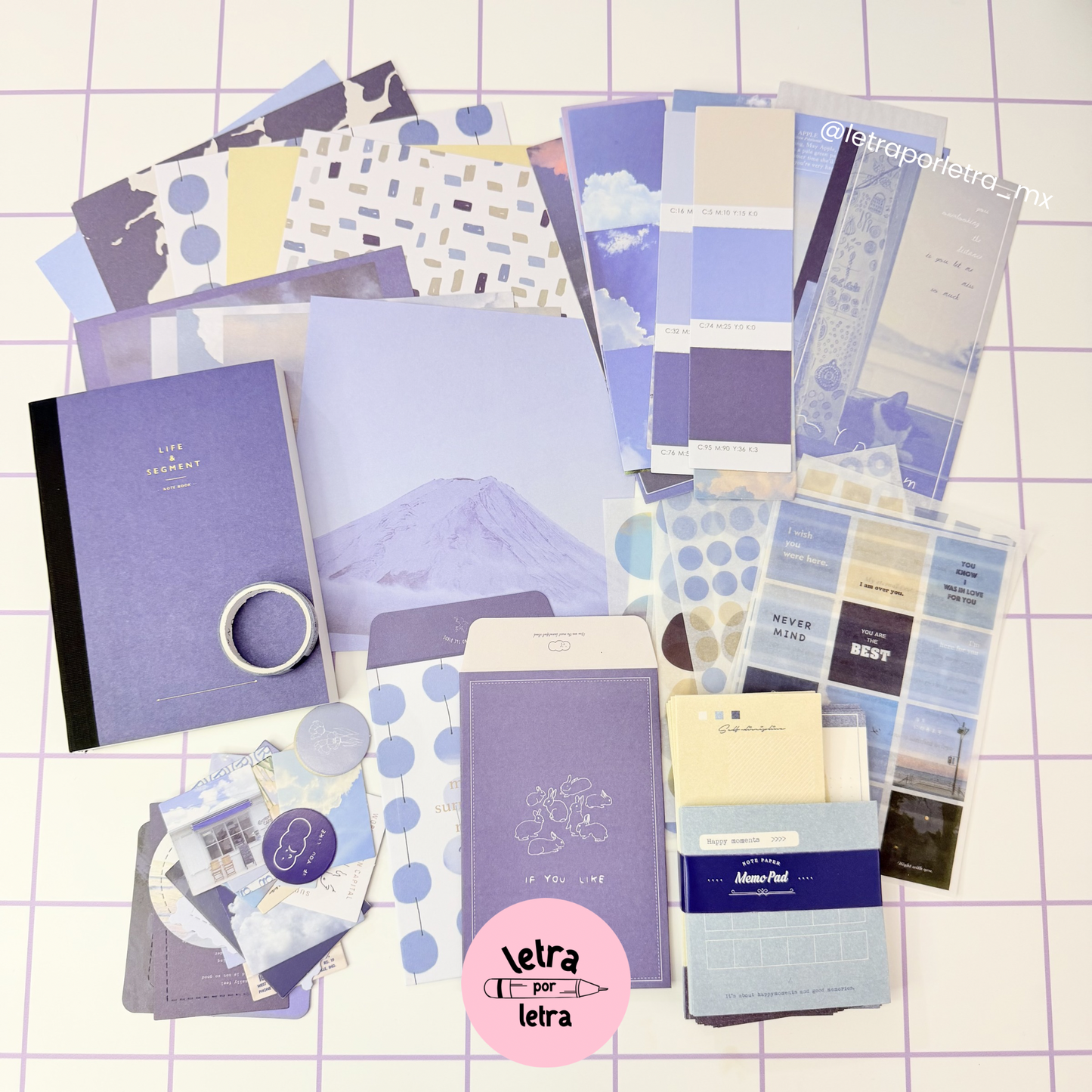 Kit journaling Blue