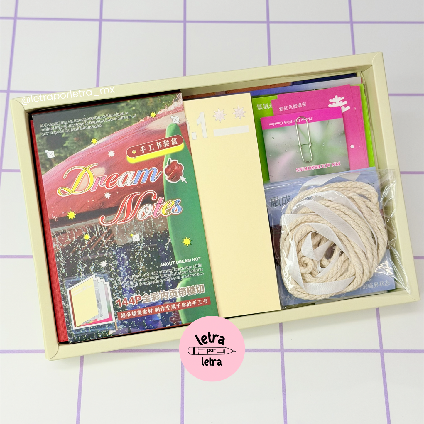 Kit journaling Dream notes