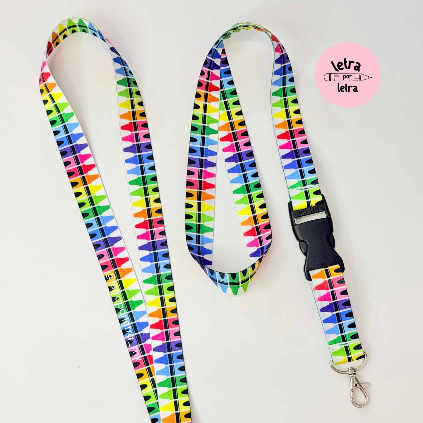 Lanyard broche Crayones