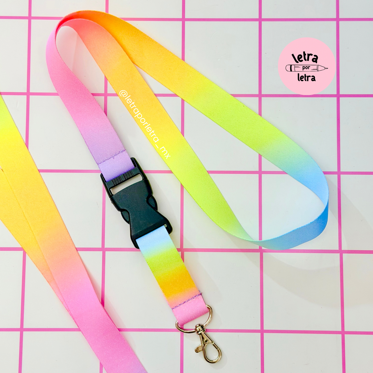 Lanyard broche Rainbow
