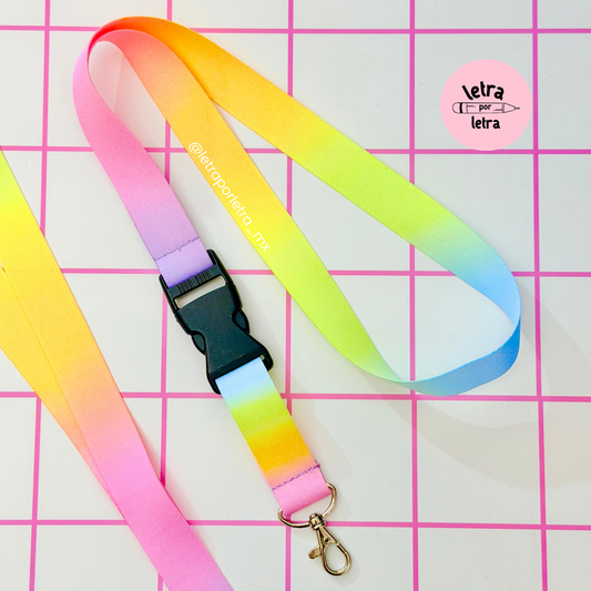 Lanyard broche Rainbow