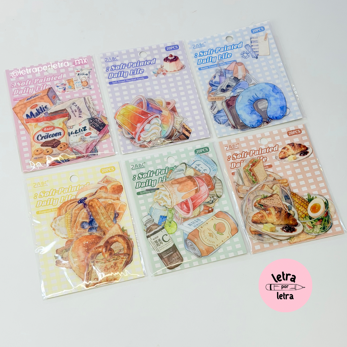 Stickers Soft-painted