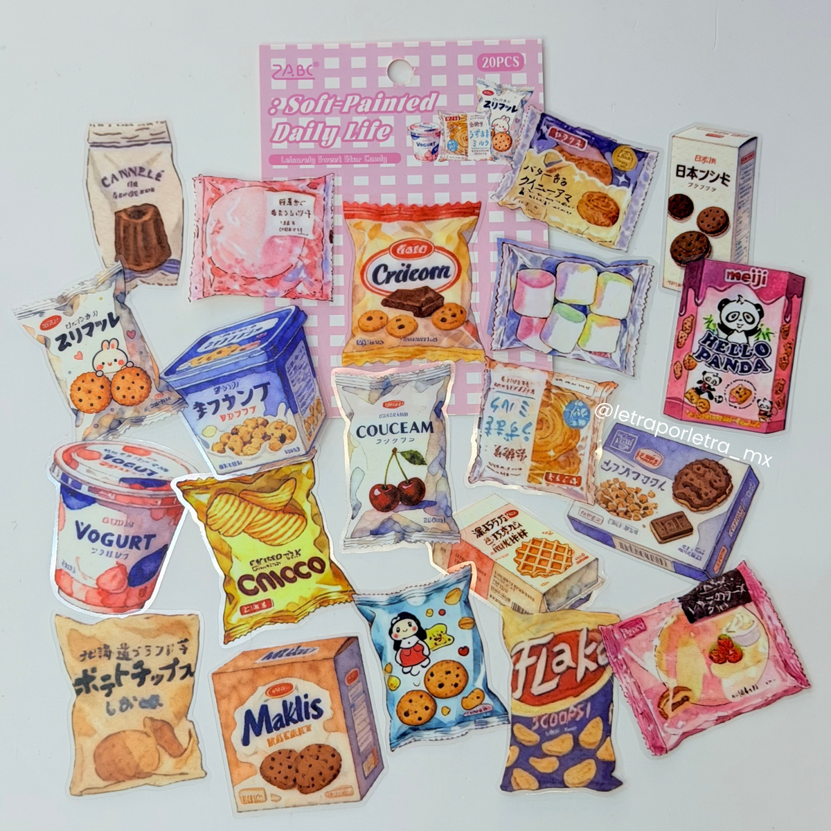 Stickers Soft-painted