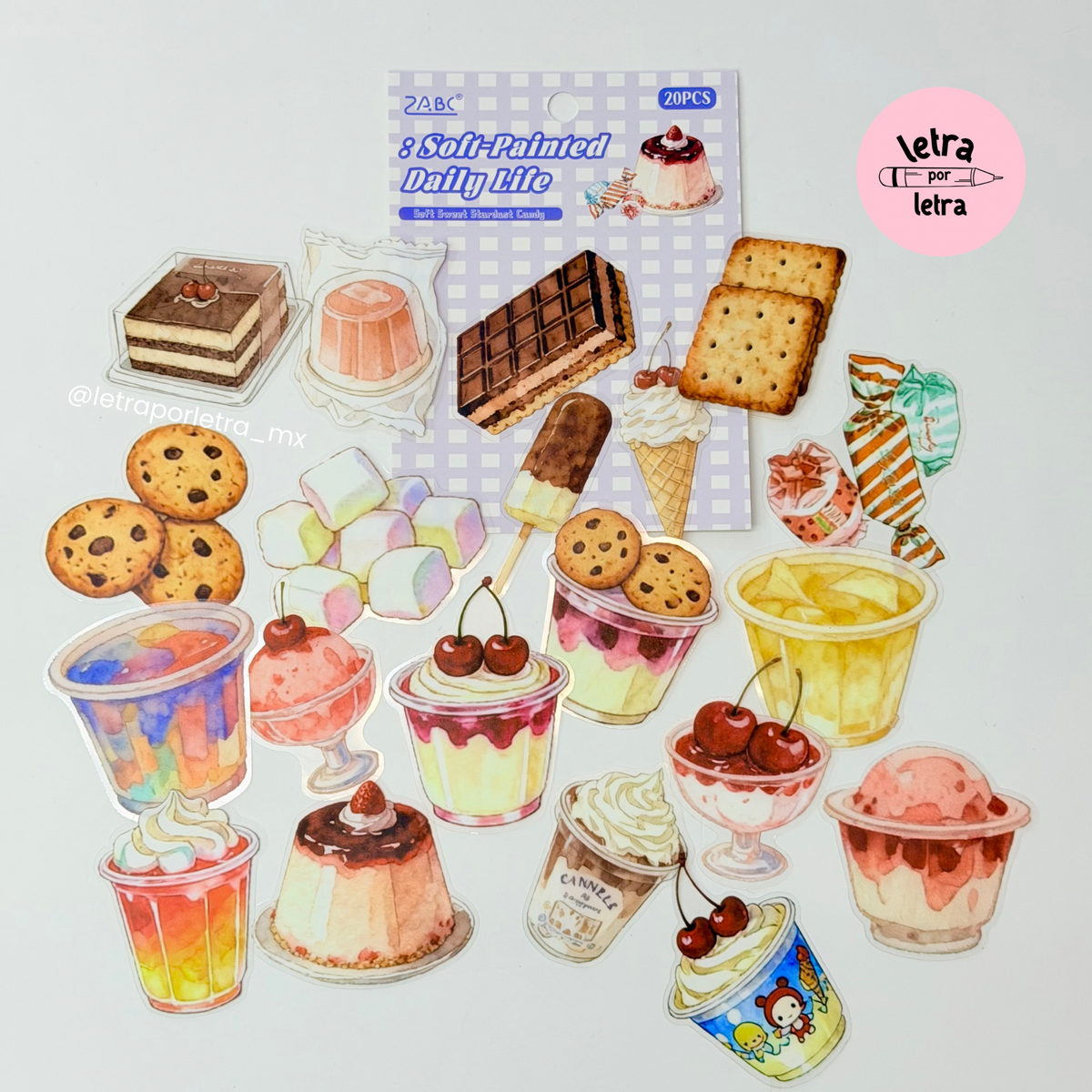 Stickers Soft-painted