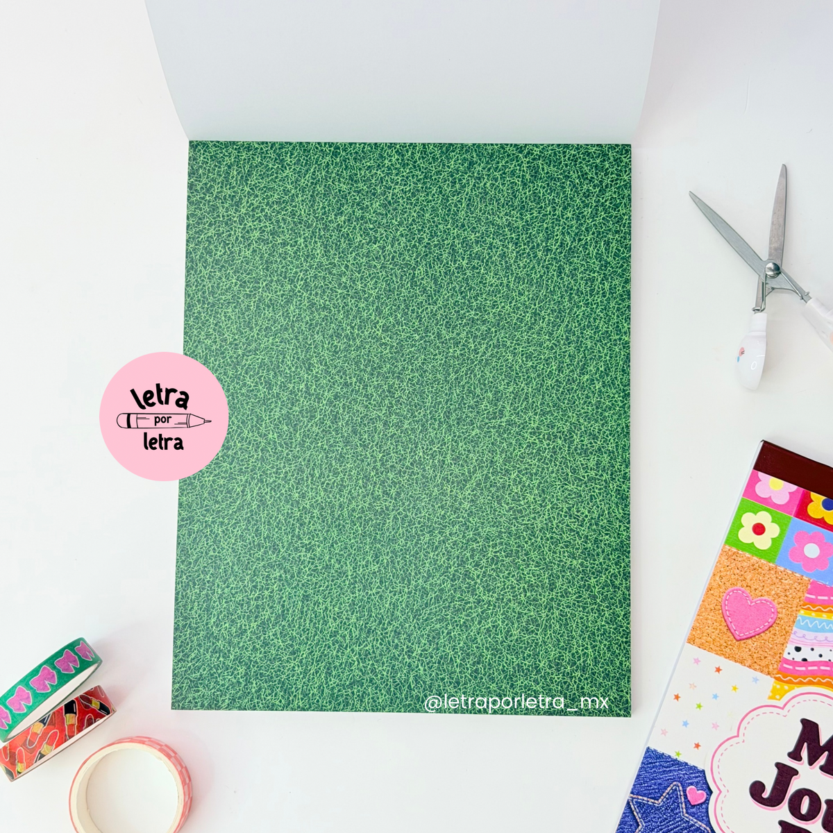 Block de papel decorado