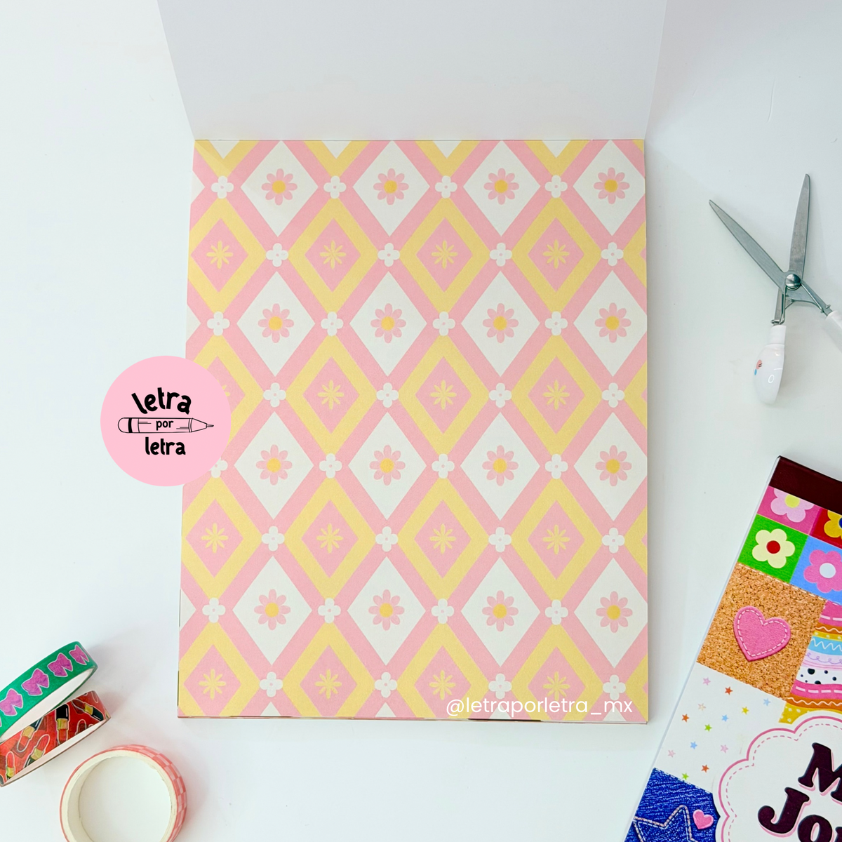Block de papel decorado