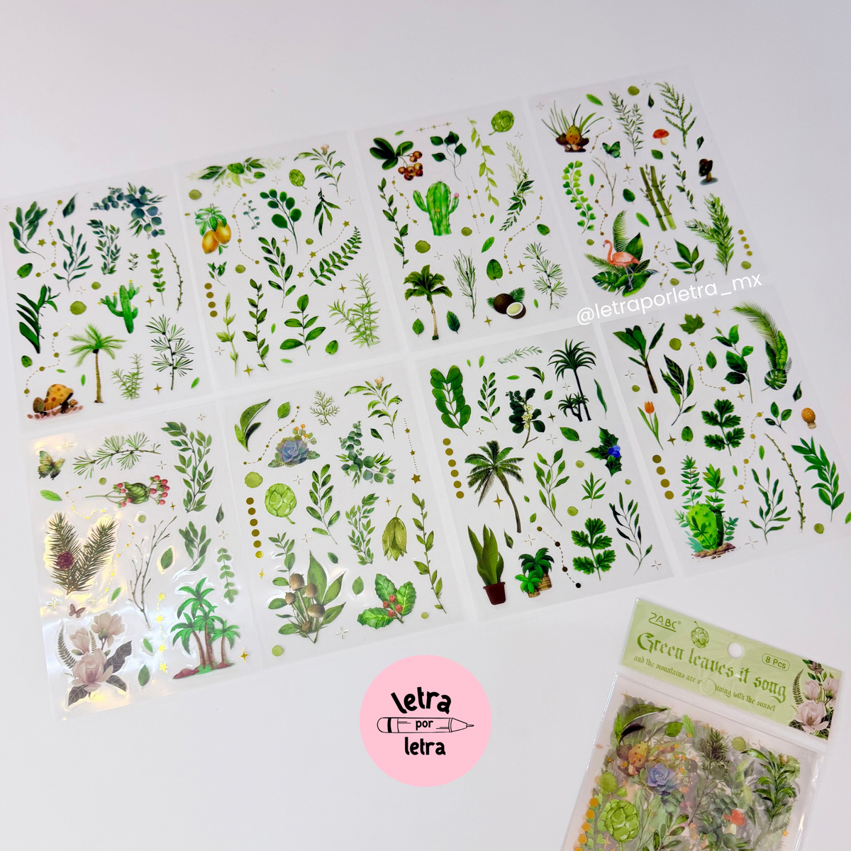 Stickers flores y plantas