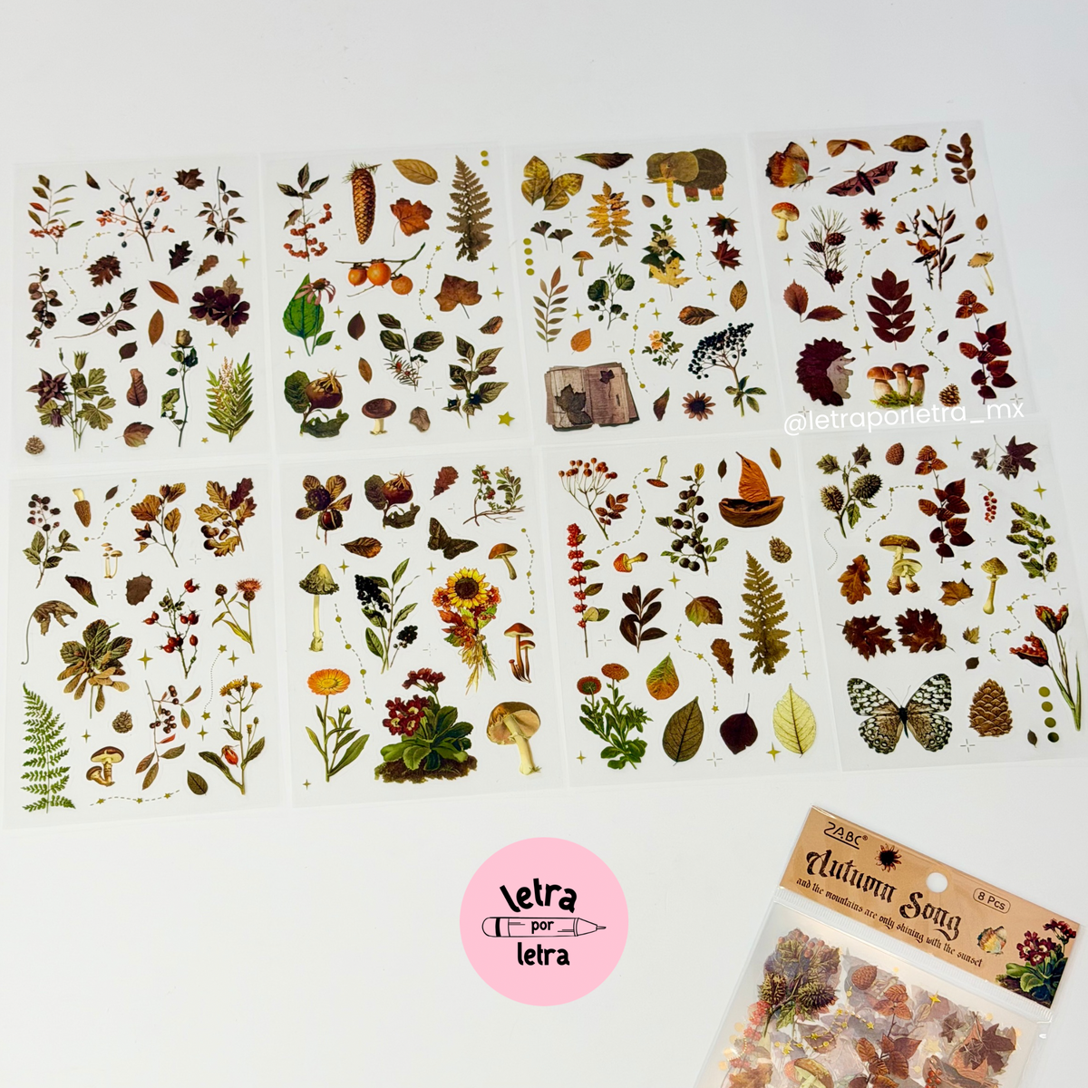 Stickers flores y plantas