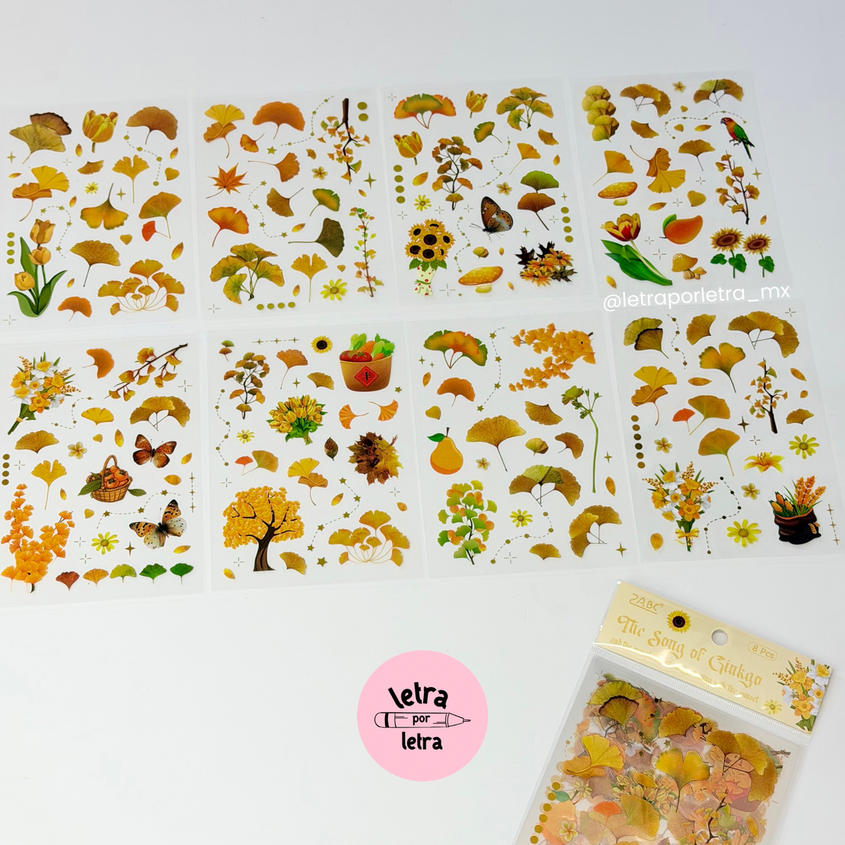 Stickers flores y plantas
