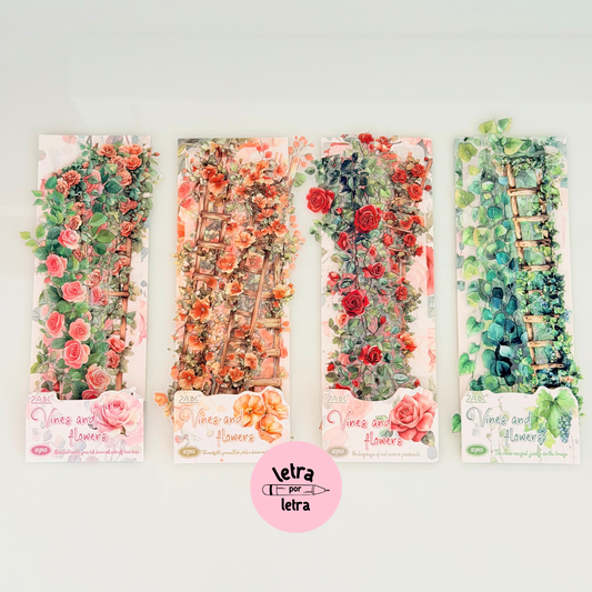 Stickers Vines and flowers