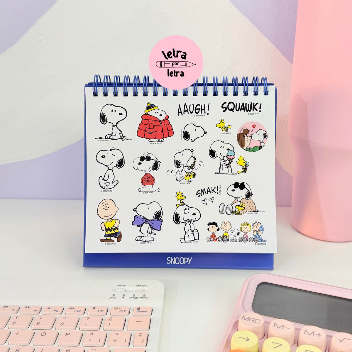 Calendario de escritorio Snoopy