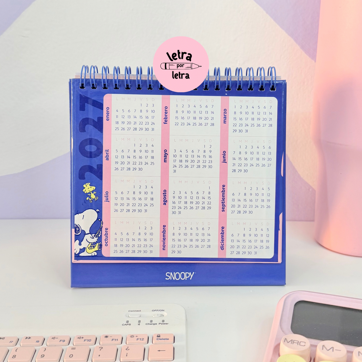 Calendario de escritorio Snoopy
