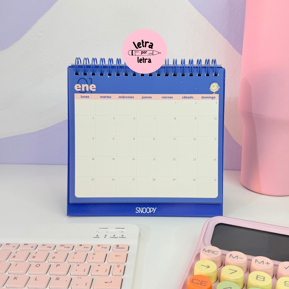 Calendario de escritorio Snoopy