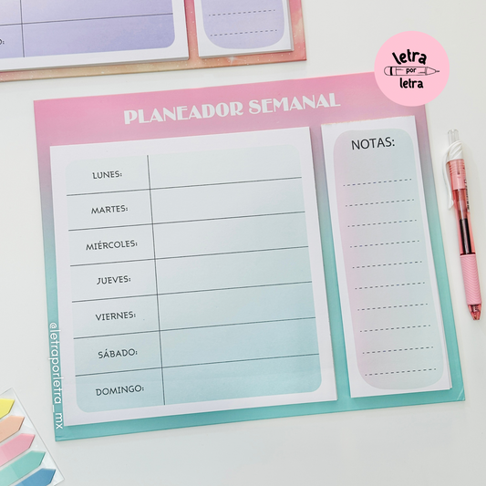 Planeador semanal