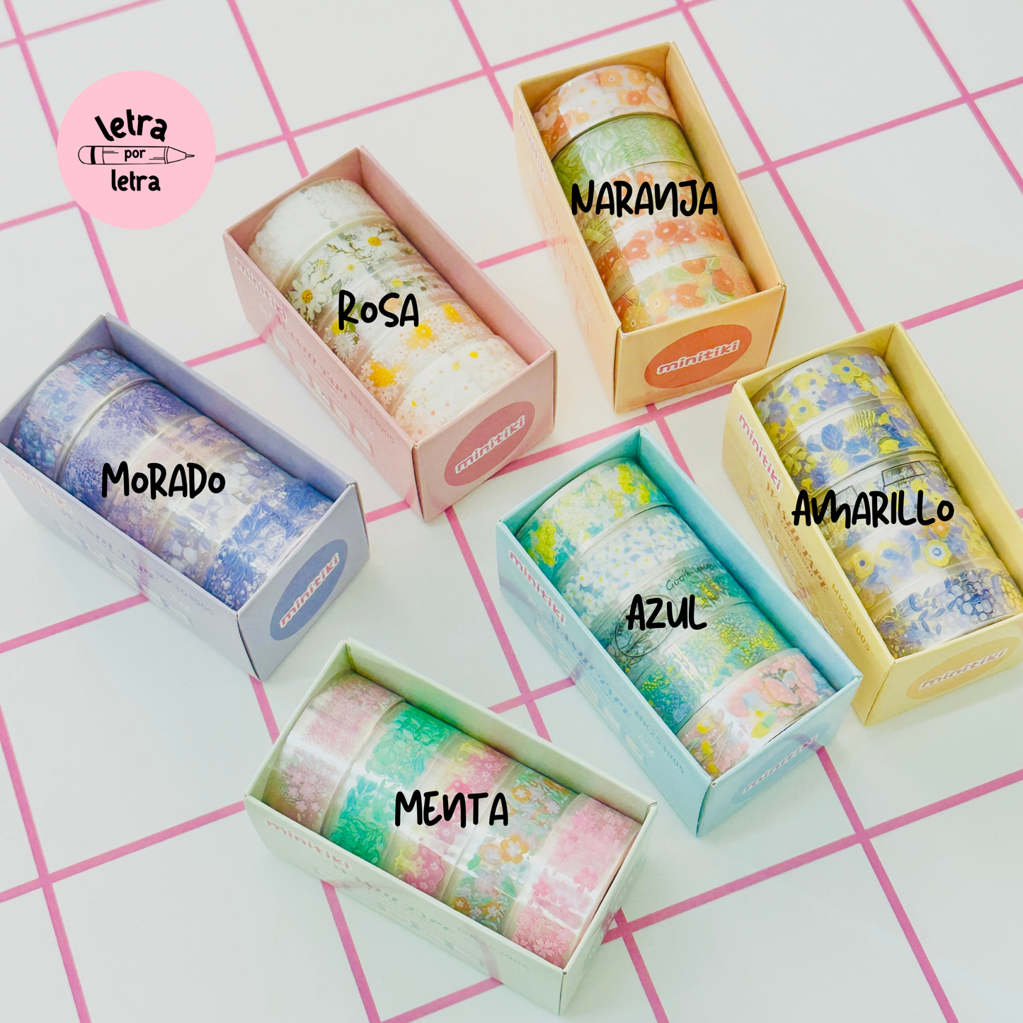 Washi tapes transparentes