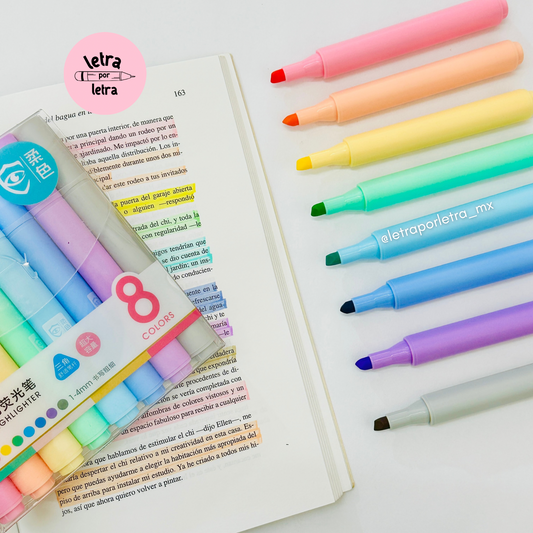 Resaltadores pastel Rainbow
