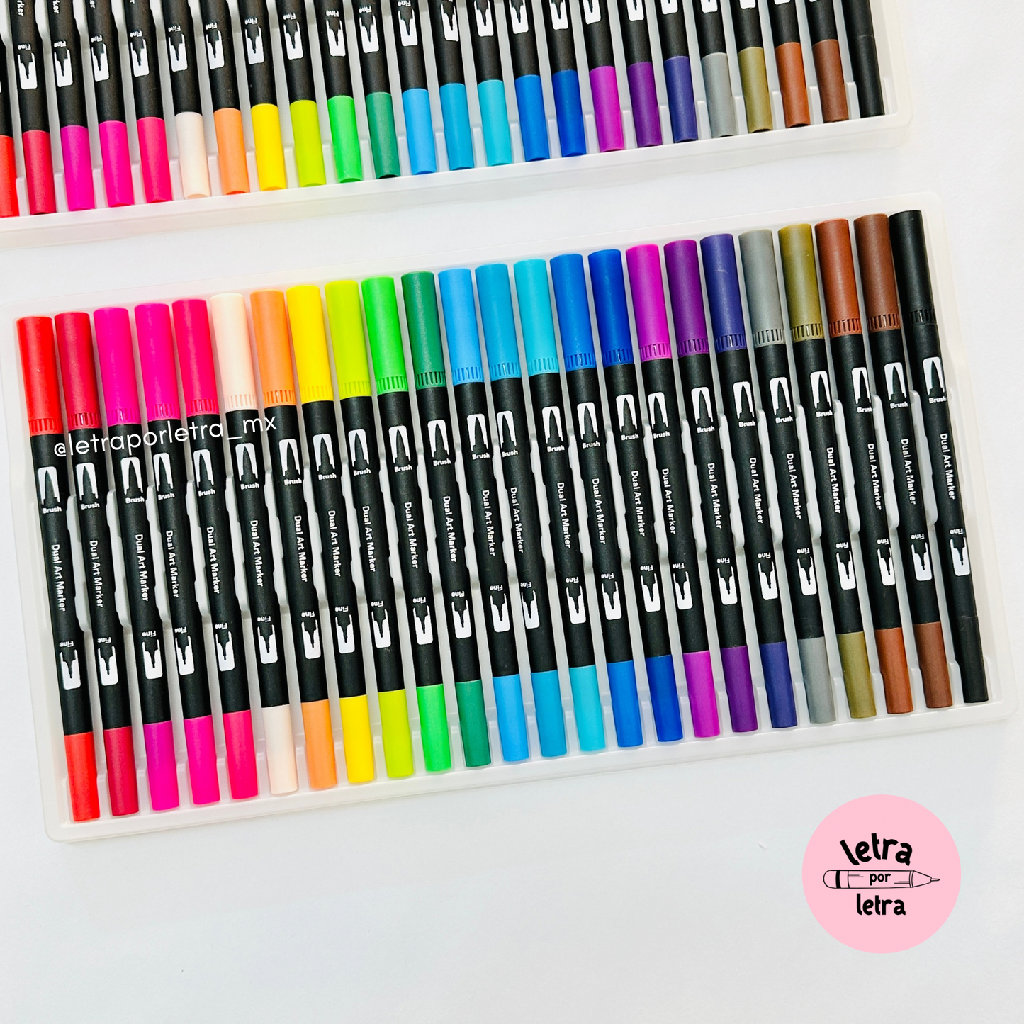 Plumones Dual Tip Brush